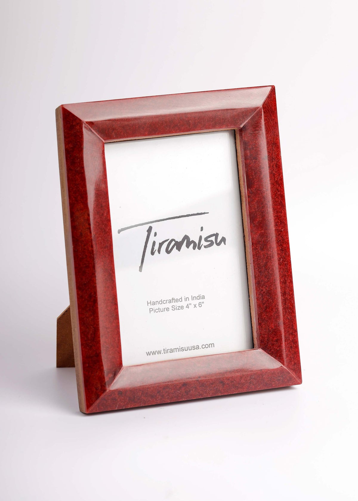 Crimson Luxe Resin Picture Frame
