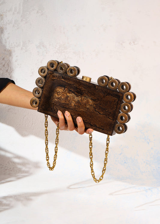 Tiramisu Orbital Glam Minaudiere tiramisuusa