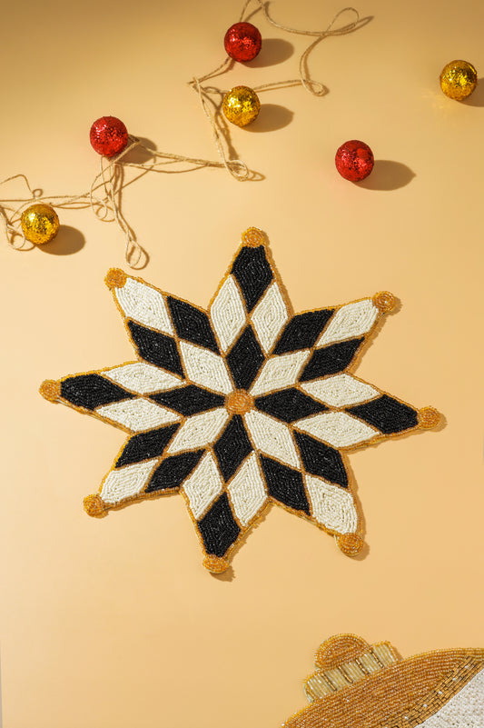 Polaris Starburst Beaded Placemat