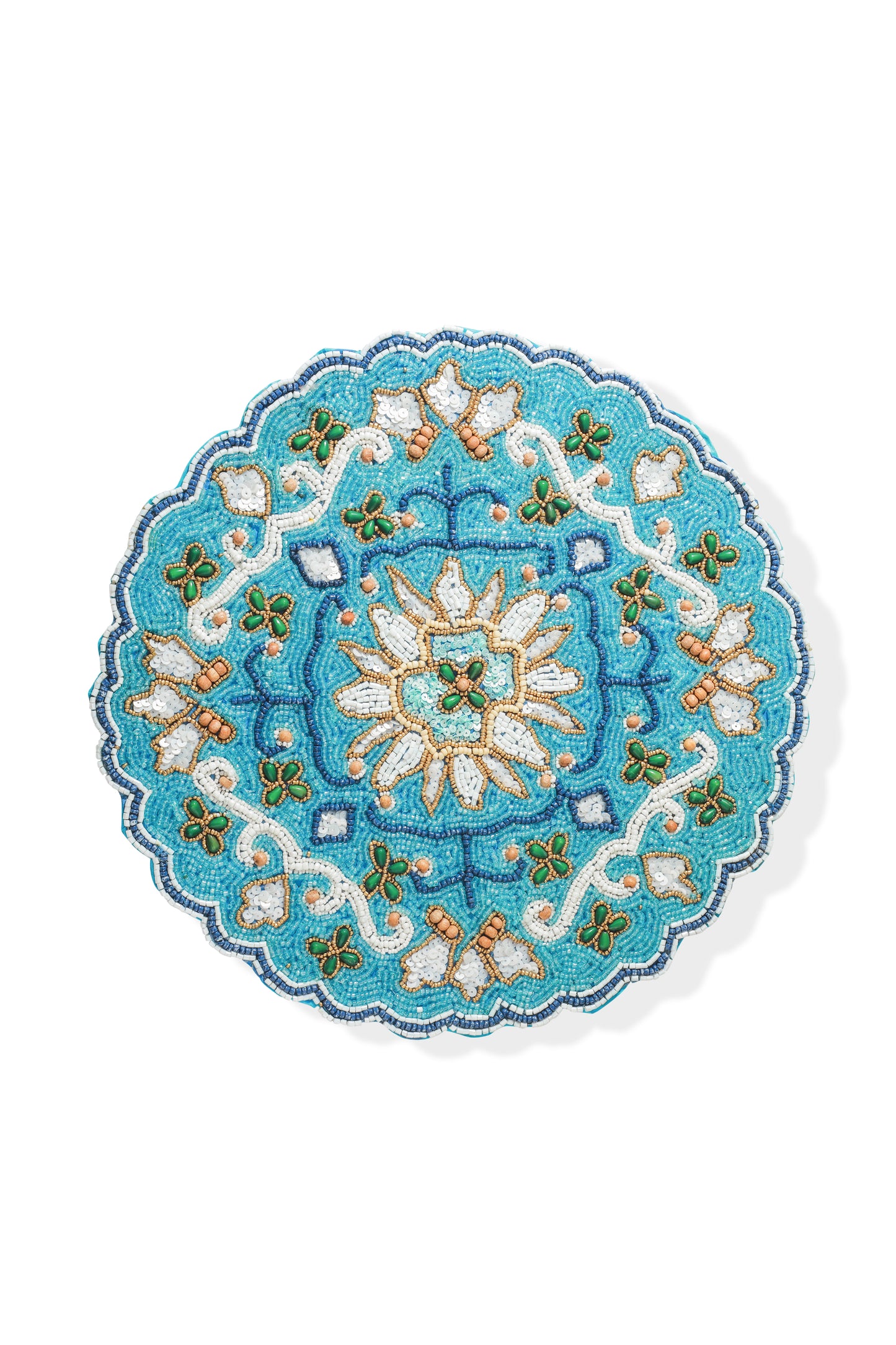 The "Majestic Azulejo" Beaded Placemat