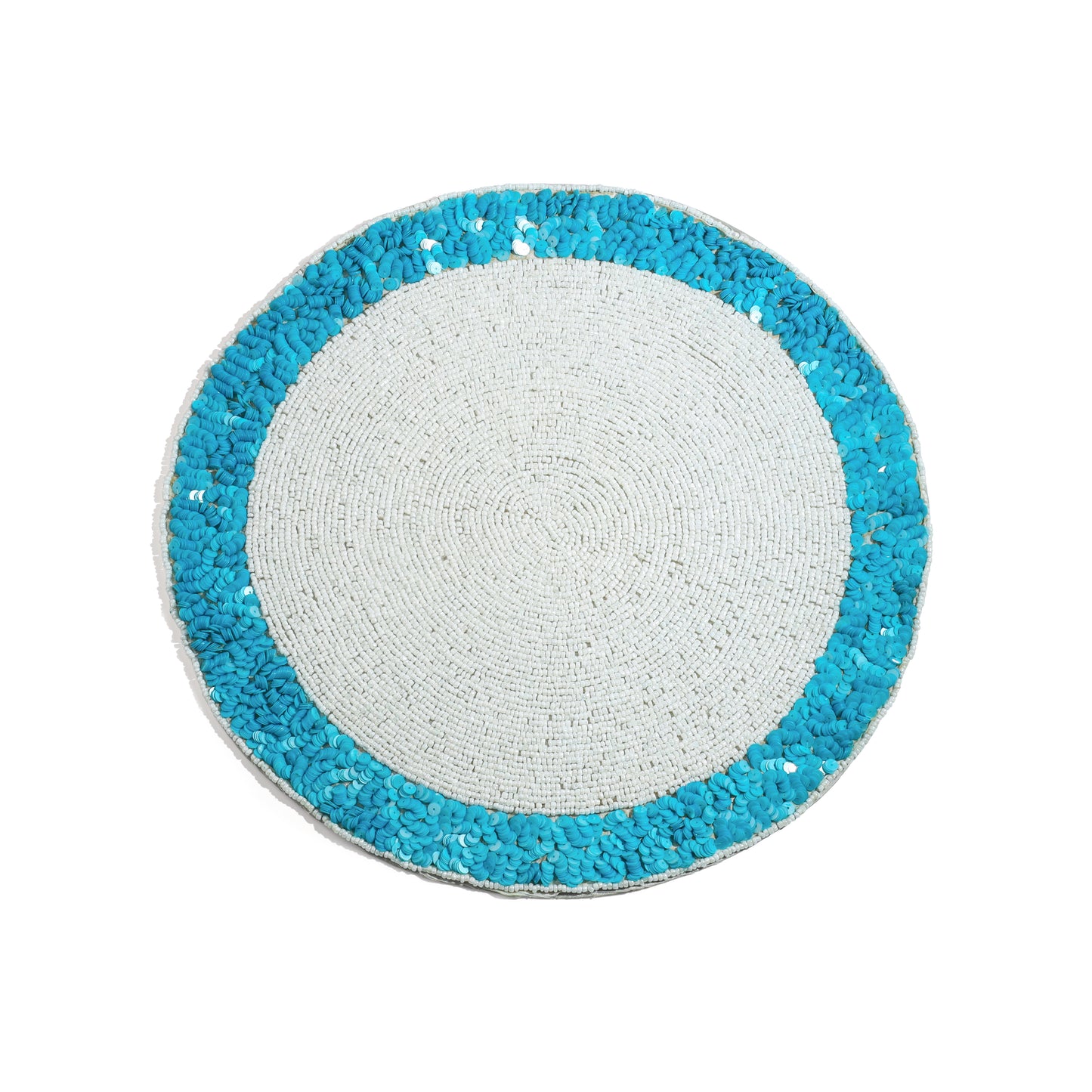 Azure Halo Beaded Placemat tiramisuusa