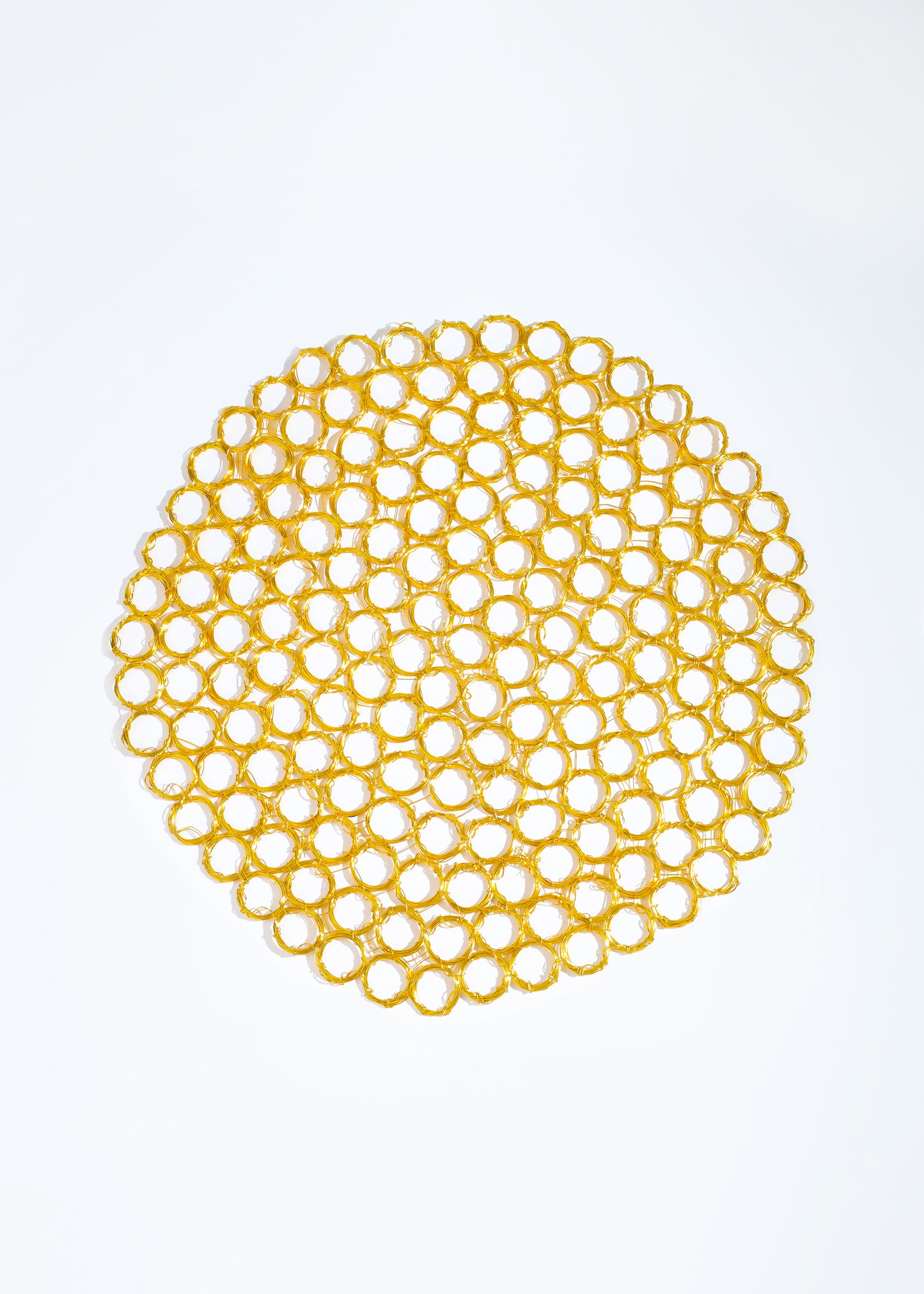 Honeycomb Gleam Metal Placemats