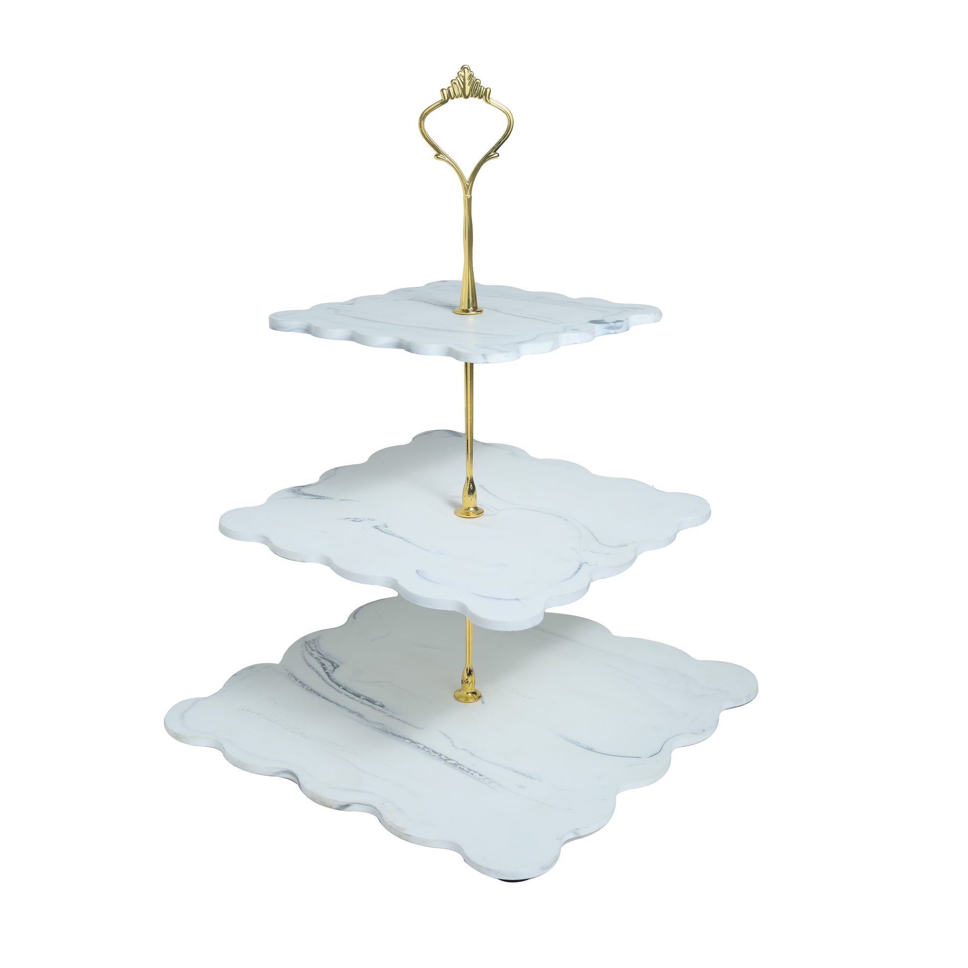 Tiramisu Three-Tier Resin Dessert Stand tiramisuusa