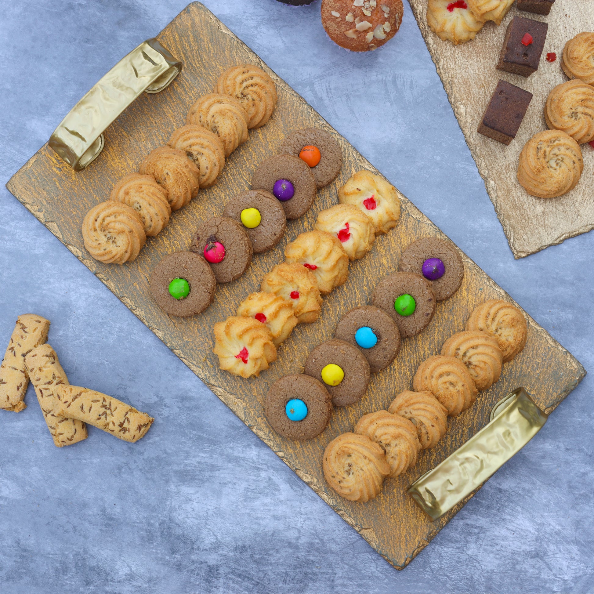 Tiramisu Resin Slate Cheese Platter with Handles tiramisuusa