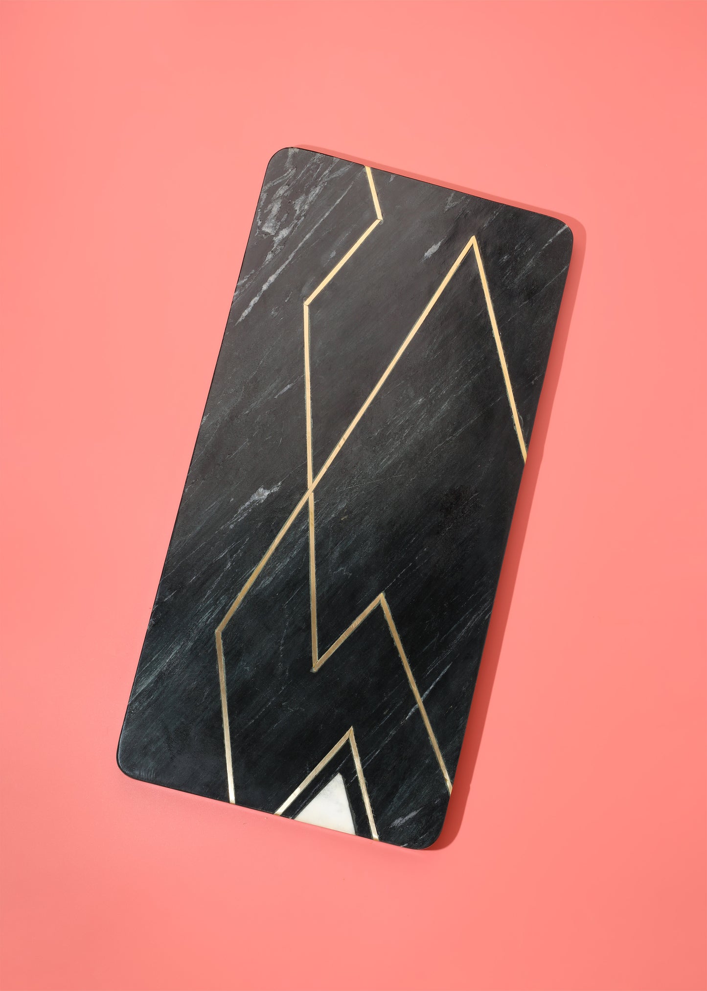 The Obsidian Elegance Marble Platter