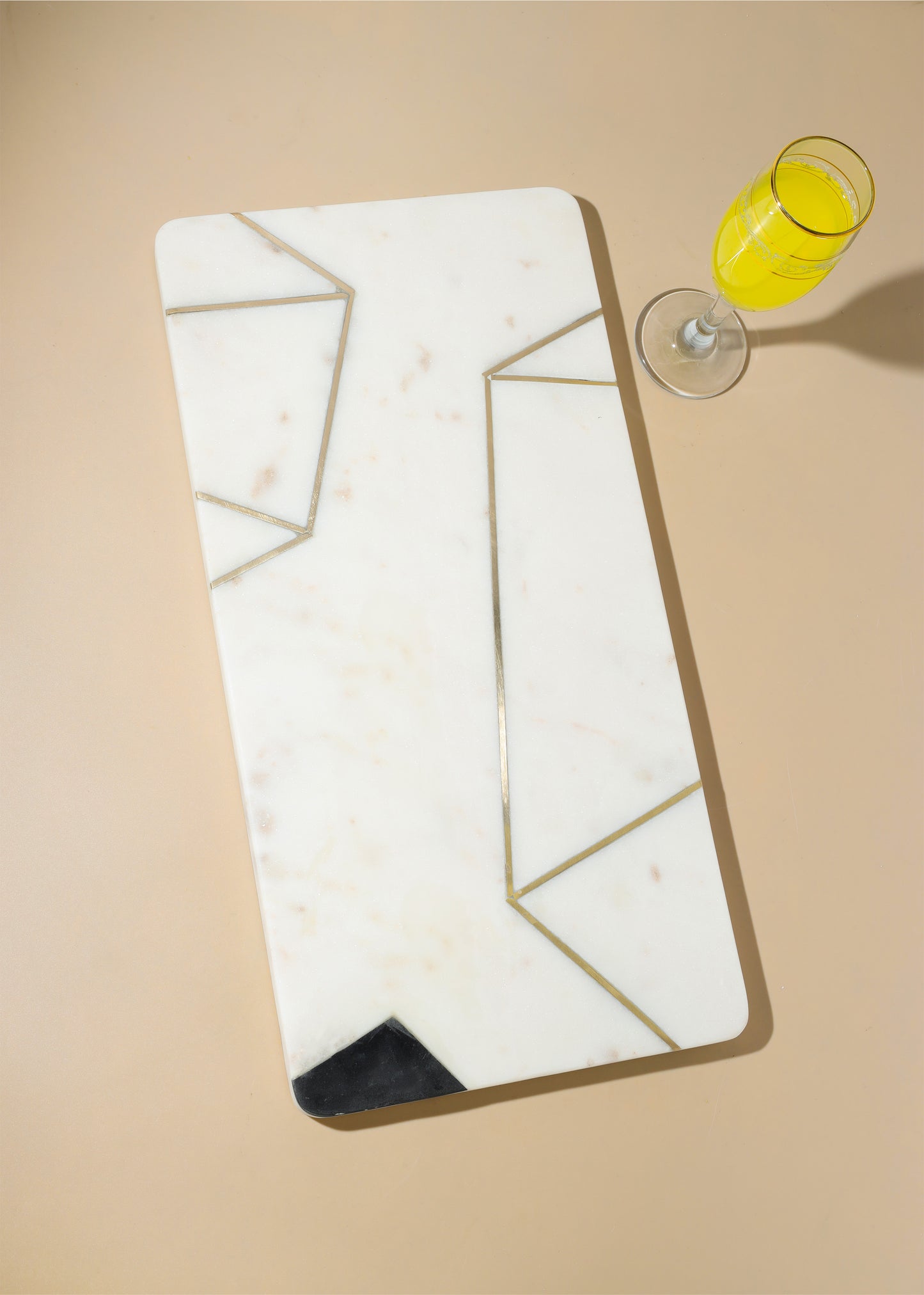 Luxuria Geometric Marble Platter