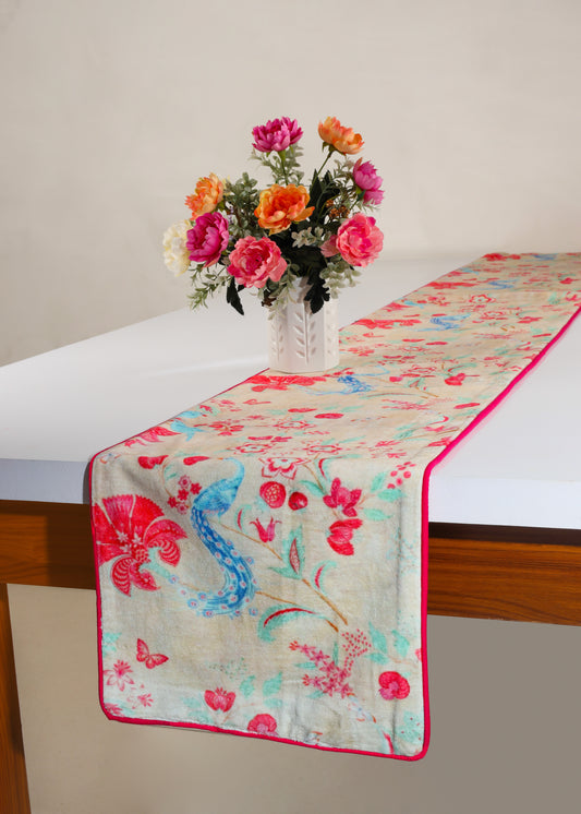 Celestial Rosewood Velvet Runner