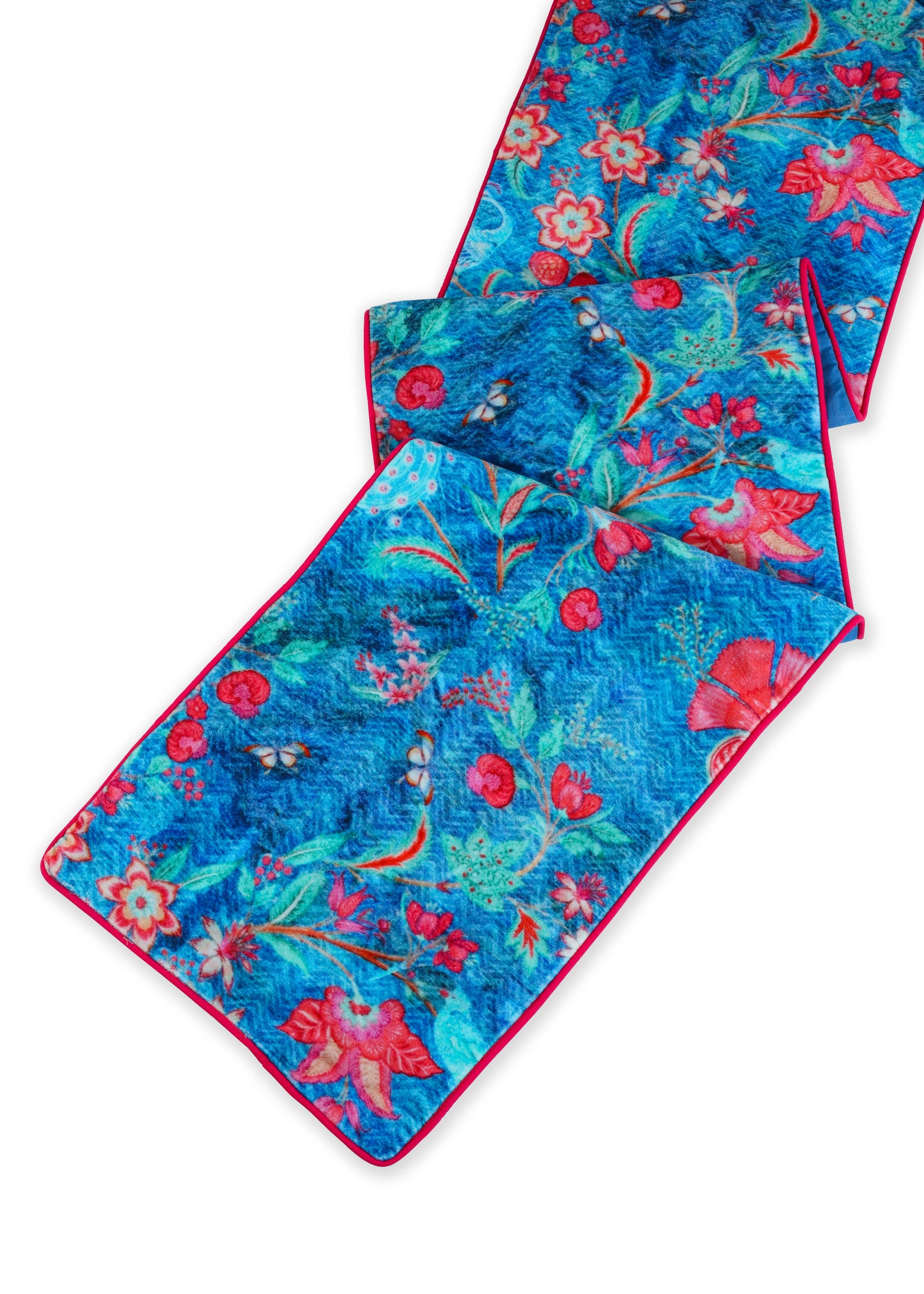 Regal Garden of Opulence Velvet Table Runner