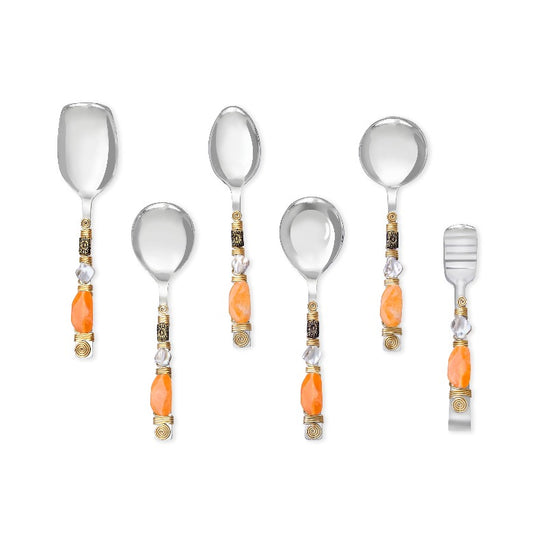 Sunset Glow Serving Spoons (Set Of 6) tiramisuusa