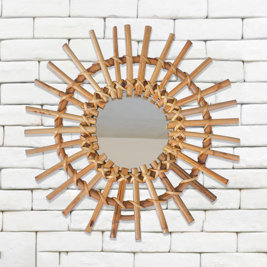 Tiramisu 12" Rattan Cane Home Decor Vintage Style tiramisuusa