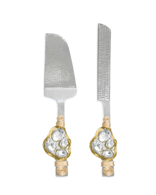 Cumulus Crystal Cake Server Set tiramisuusa