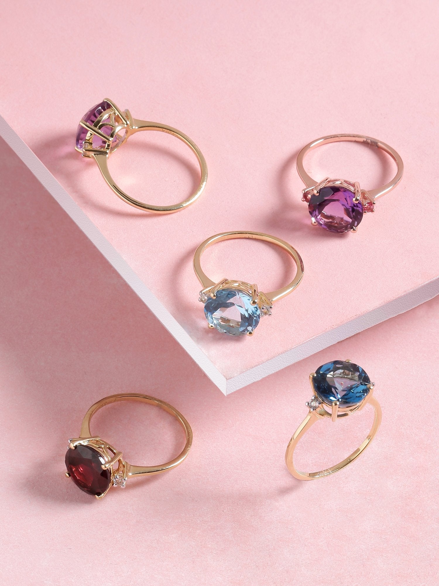 Tiramisu 3.85 Ct Garnet Solid 10k Yellow Gold Ring Jewelry tiramisu