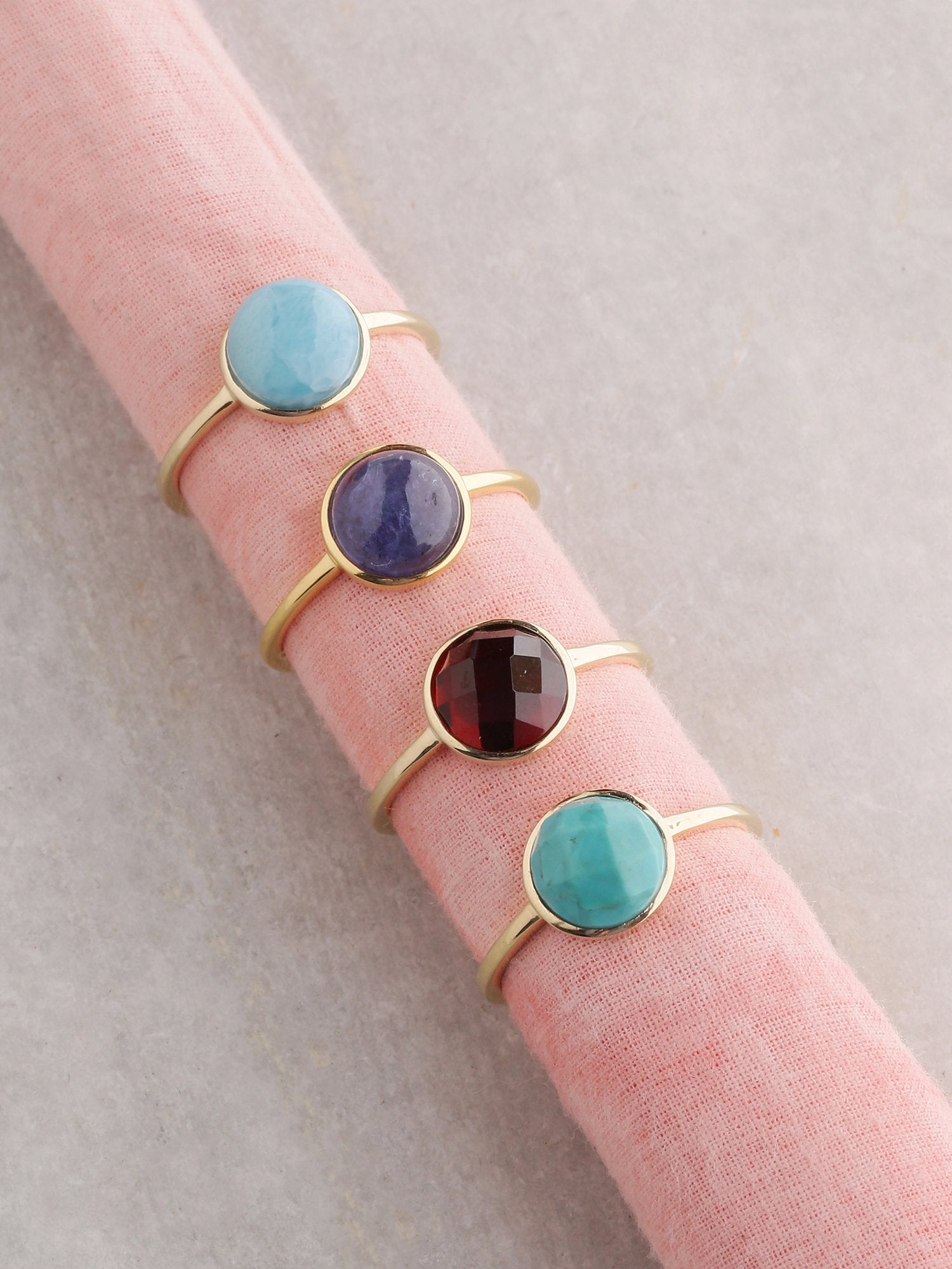 Tiramisu Tanzanite Solid 10k Yellow Gold Ring Jewelry tiramisu