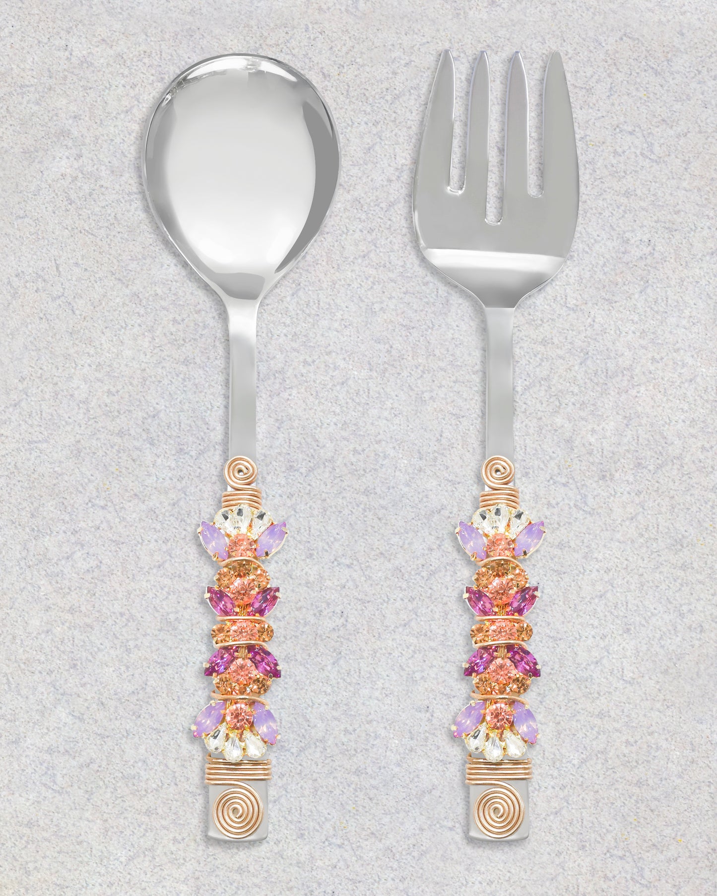 All The Pinks Salad Server Set tiramisuusa