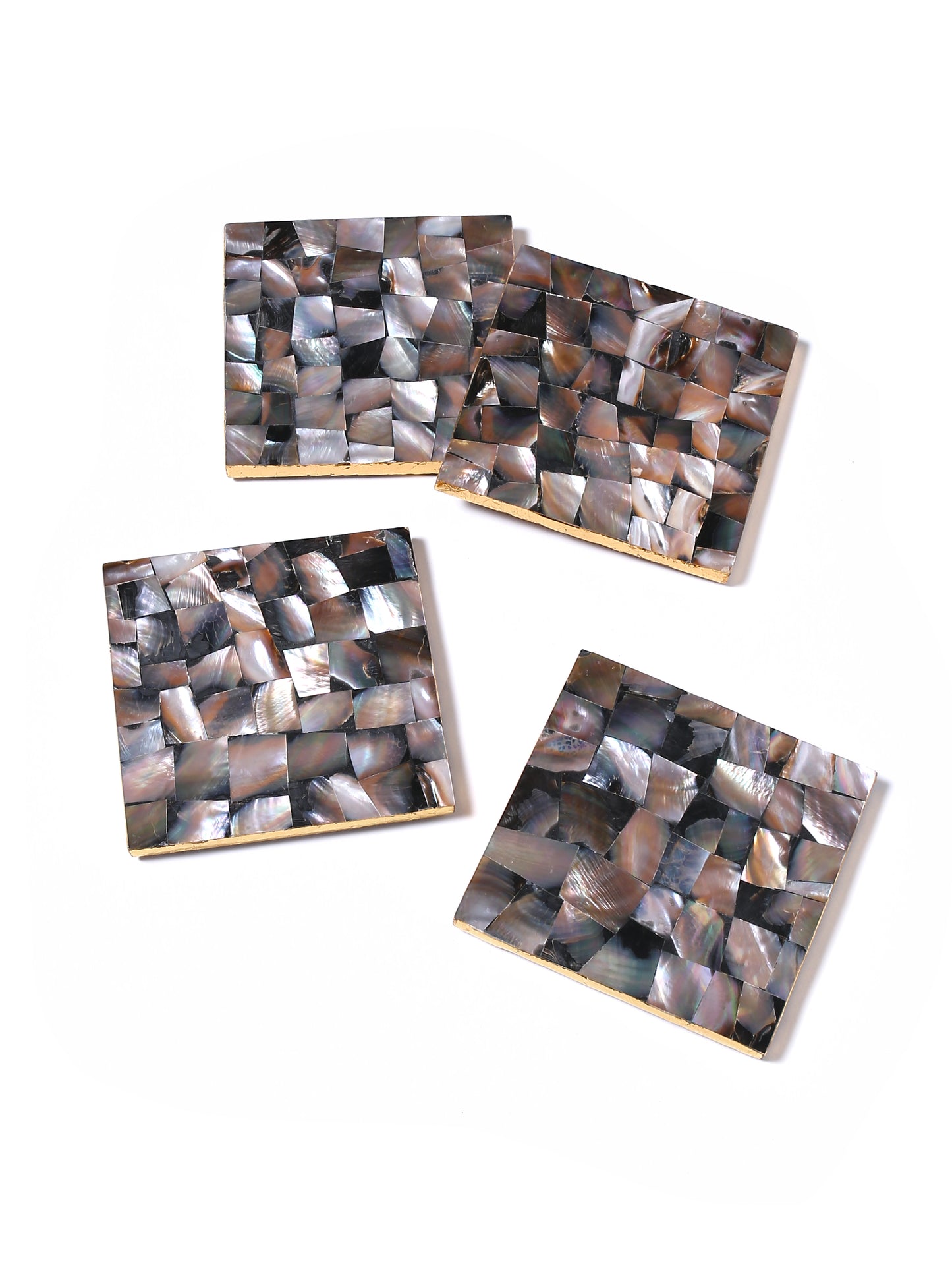 Tiramisu Set of 4 Mother Of Pearl Coasters tiramisuusa