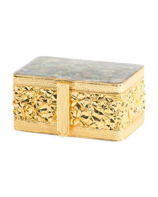 RECTANGULAR JEWELRY BOX WITH ABALONE SHELL tiramisuusa