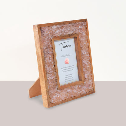 Tiramisu Pink Moonglow Rose Quartz Picture Frame