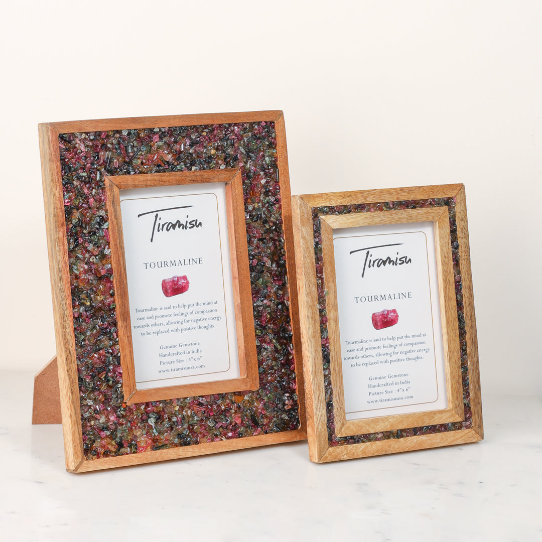 Tiramisu Winking Pink Tourmaline Picture Frame