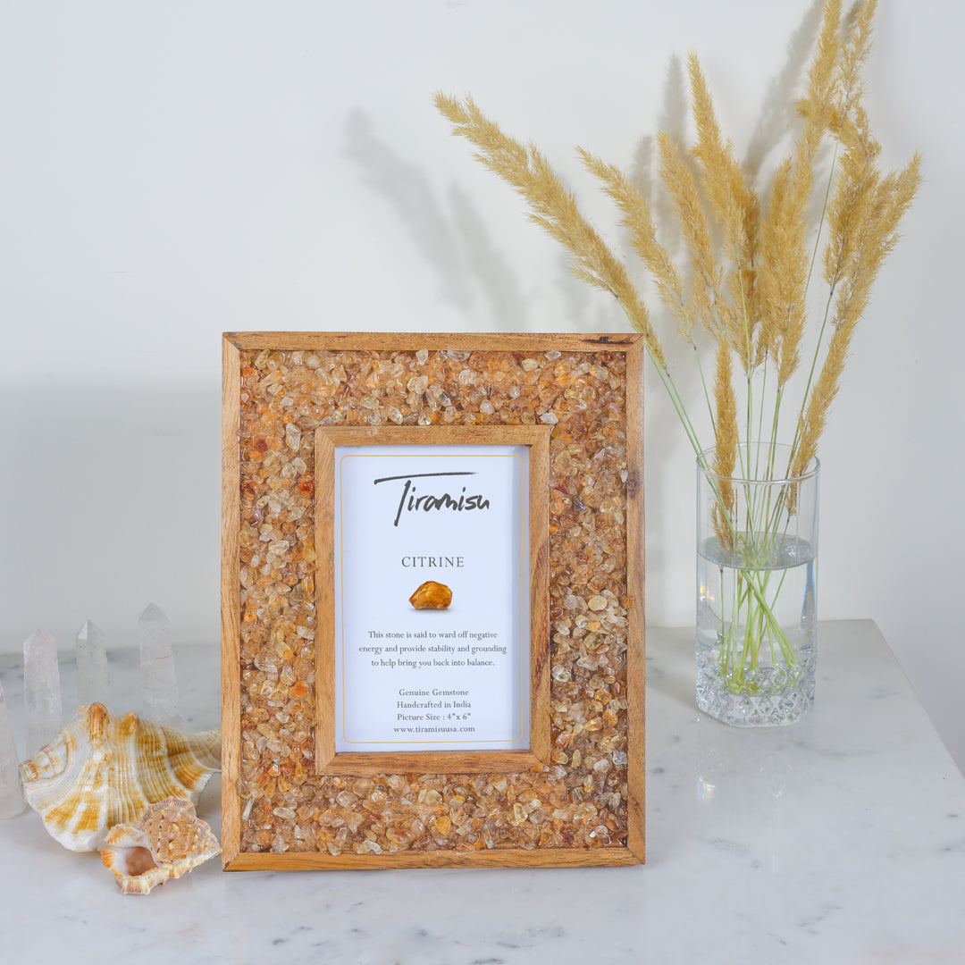 Tiramisu Sunshower Citrine Picture Frame
