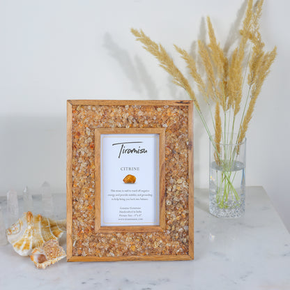 Tiramisu Sunshower Citrine Picture Frame