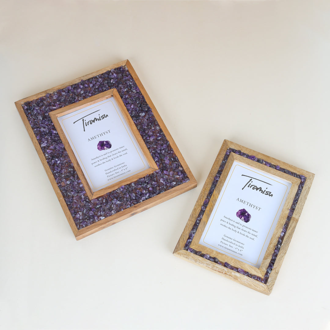 Tiramisu Purple Majesty Amethyst Picture Frame