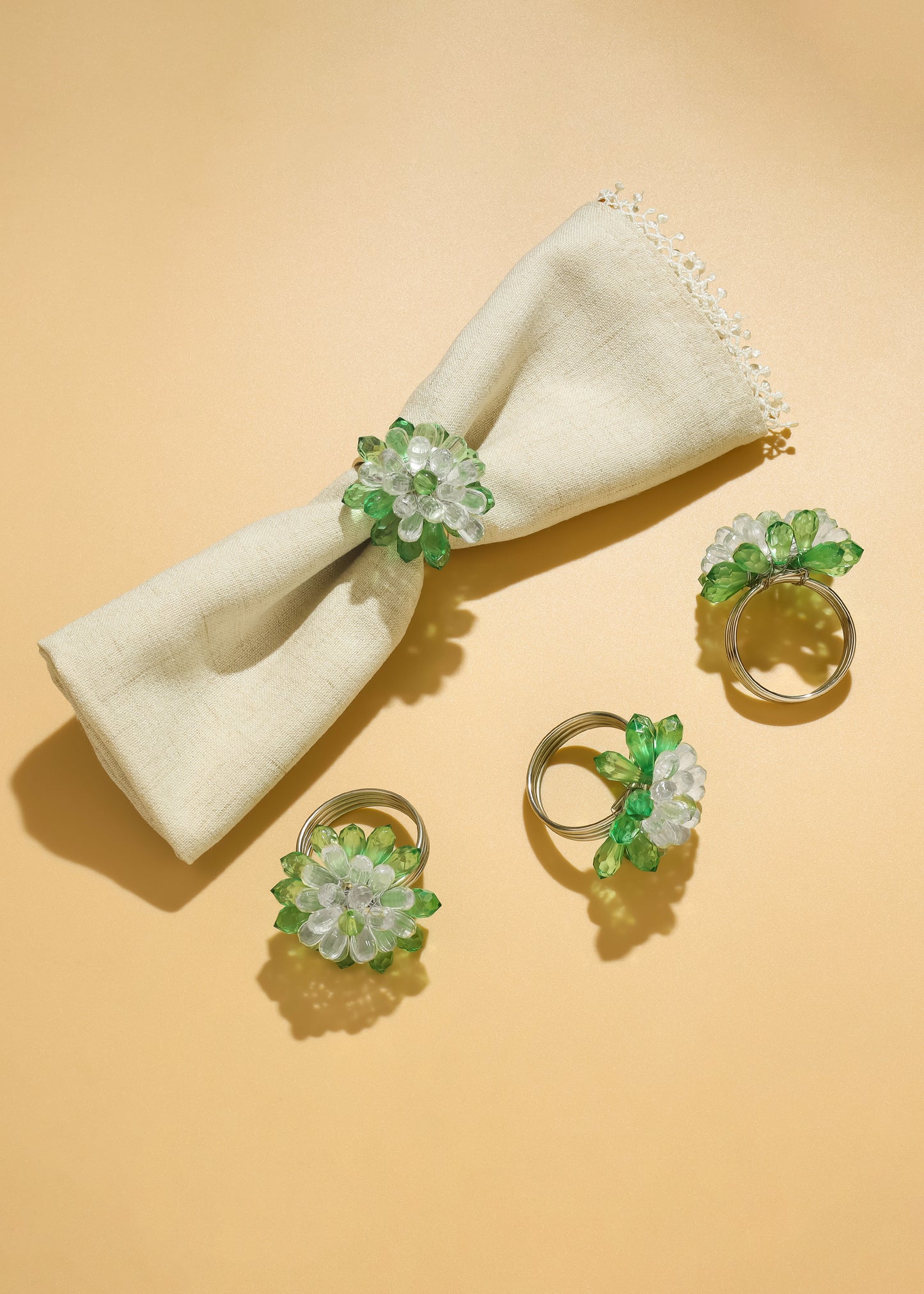 Meadow Bloom Napkin Rings