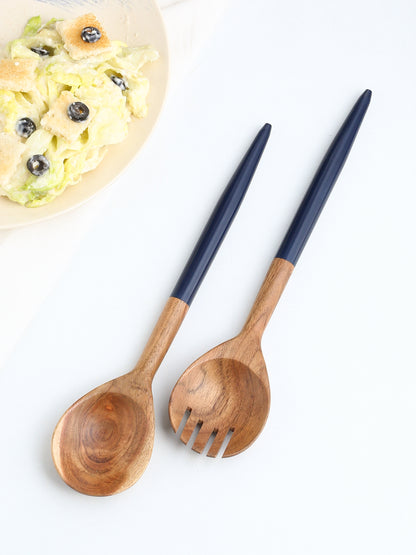 Resin & Wood Salad Set