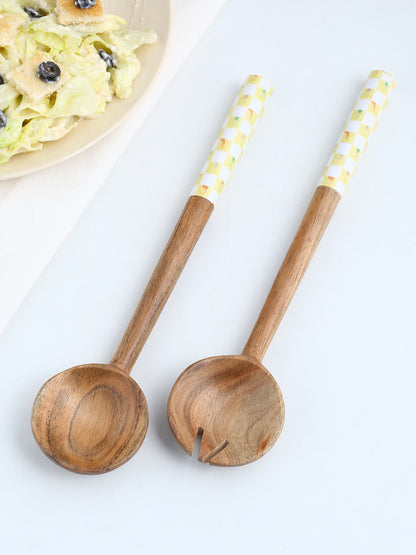 Meena Wooden Salad Set