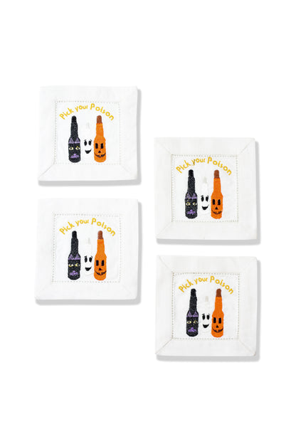 "Pick Your Poison" Cocktail Napkins Set