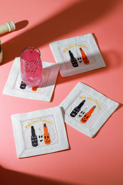 "Pick Your Poison" Cocktail Napkins Set