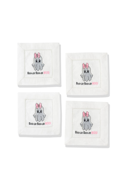 "Boo-ze Boo-ze Boo!" Cocktail Napkins Set
