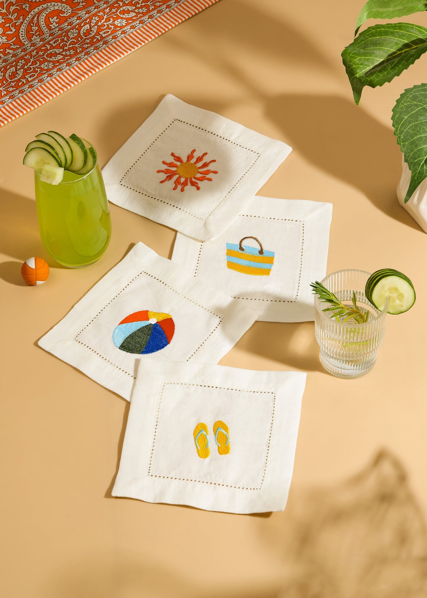 Summer Breeze Cocktail Napkins tiramisuusa