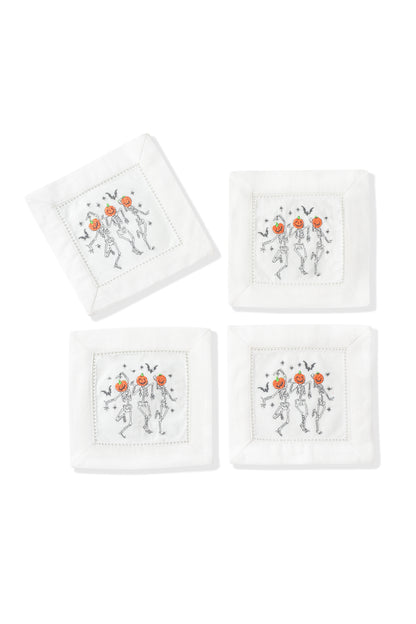 "Skeleton Crew" Cocktail Napkins Set