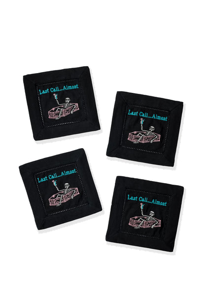 "Last Call...Almost" Cocktail Napkins Set