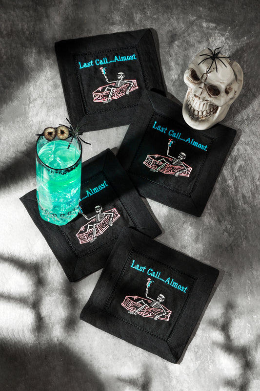 "Last Call...Almost" Cocktail Napkins Set