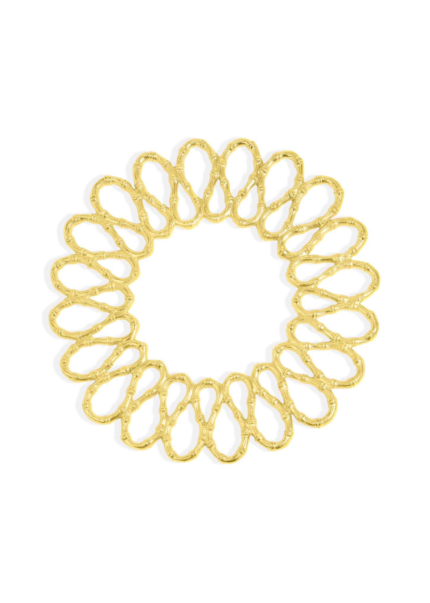 Golden Luxe Loop Charger Plate