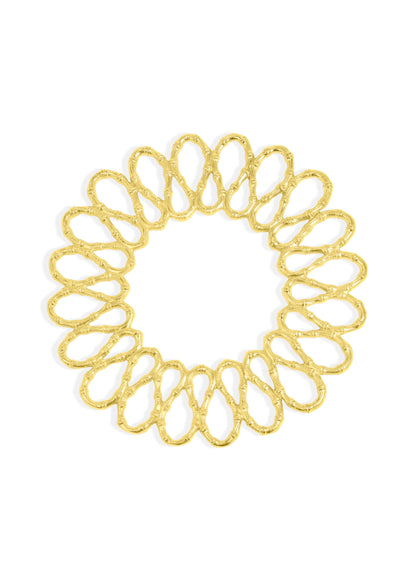 Golden Luxe Loop Charger Plate
