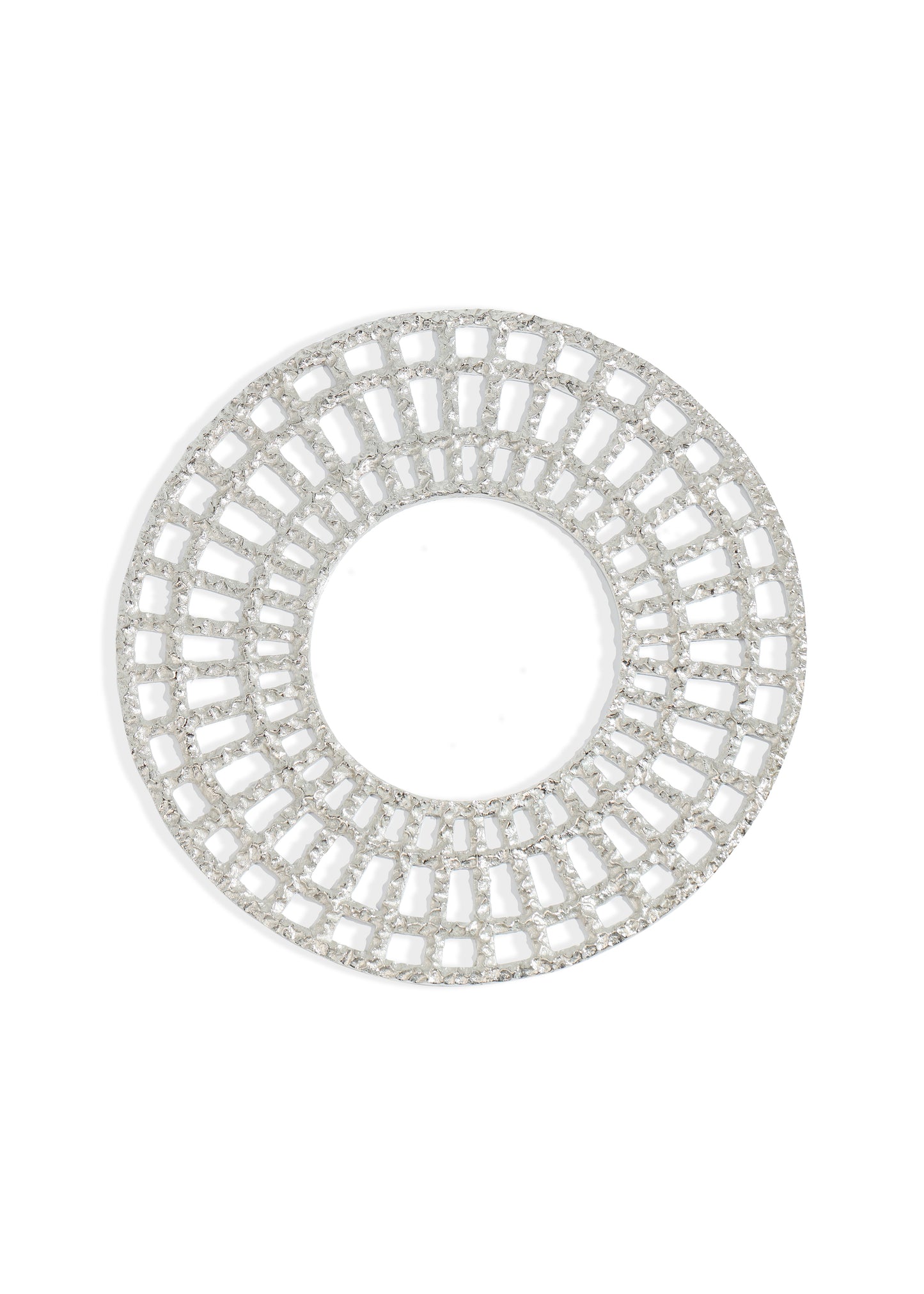 Celestial Lattice Platinum Charger Plate