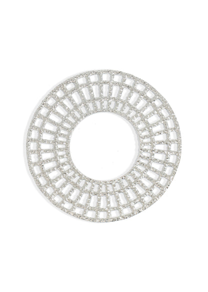 Celestial Lattice Platinum Charger Plate