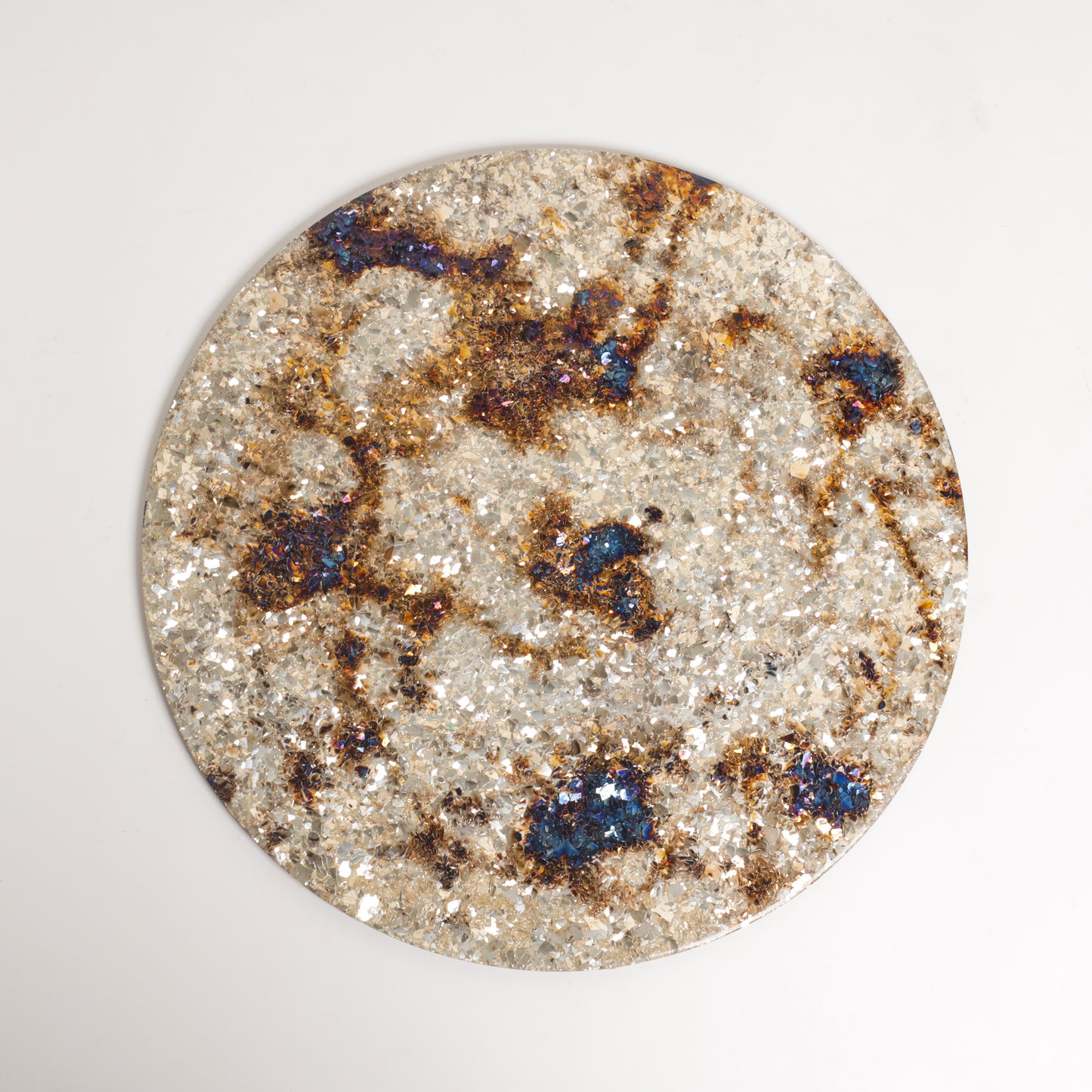 Celestial Gilded Resin Charger Plate – 15"
