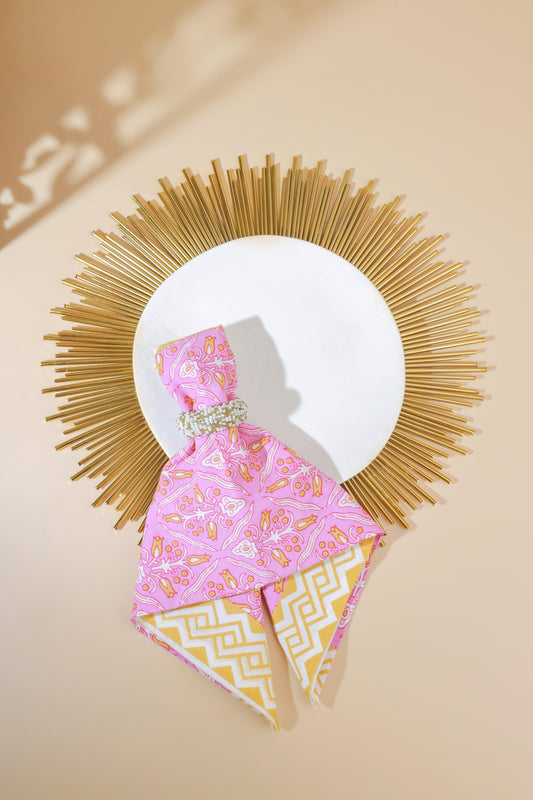 Stellar Sunburst Gold Iron Charger Plate – 14"