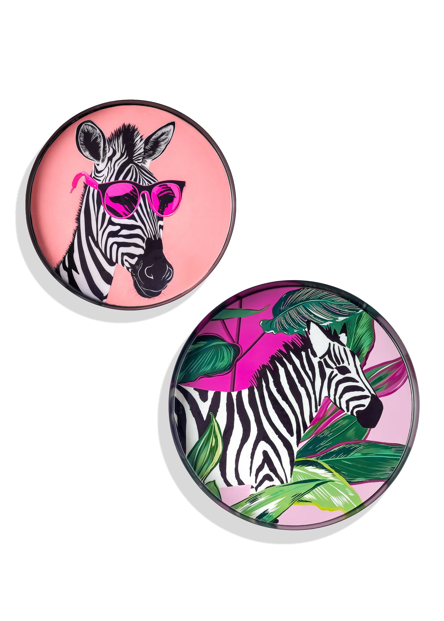 Savanna Pop Metal Tray Set – Set of 2 (10" & 12")