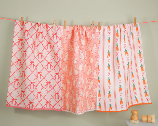 Easter Meadow Cotton Kitchen Towel Set