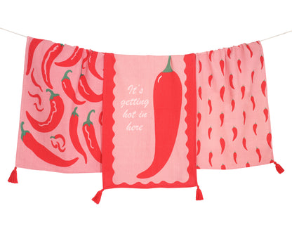 Chili Pepper Kitchen Towel Set