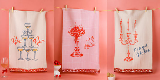 Vintage Celebration Kitchen Towel Set