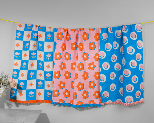 Groovy Floral Kitchen Towel Set