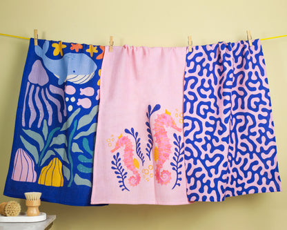 Whimsical Ocean Kitchen Towel Set