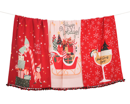 Spirits Bright" Holiday Towel Set