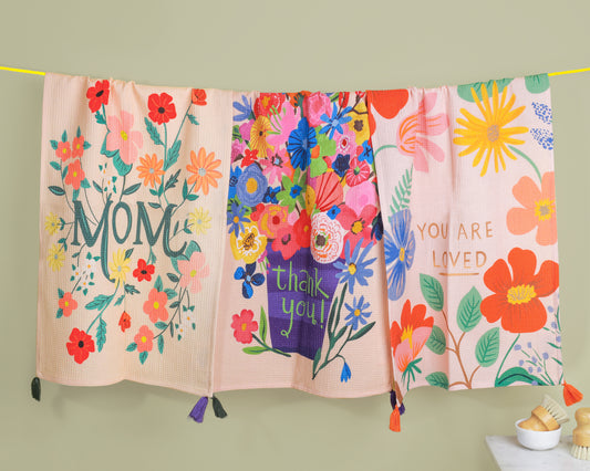 "Thank You, Mom" Bouquet Towel Set