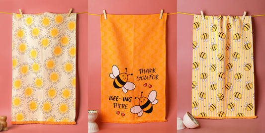 Bee-ing There" Thank You Towel Set
